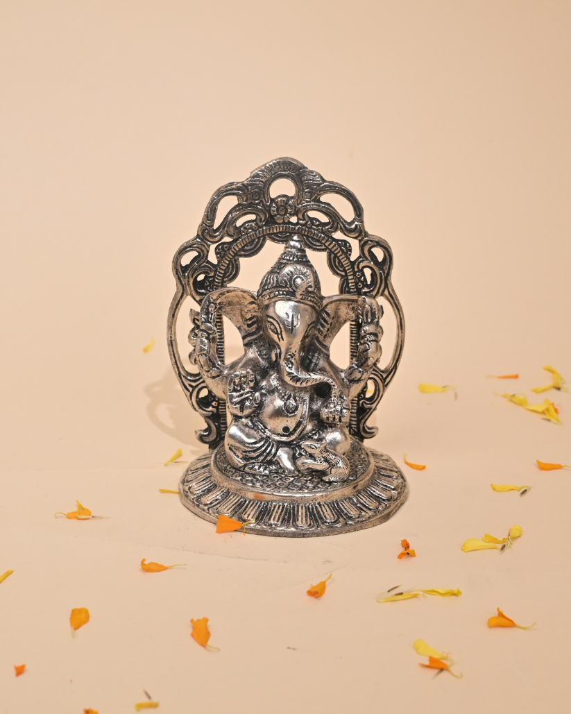 Handcrafted German Silver Lord Ganesha – A Symbol of Prosperity & Blessings