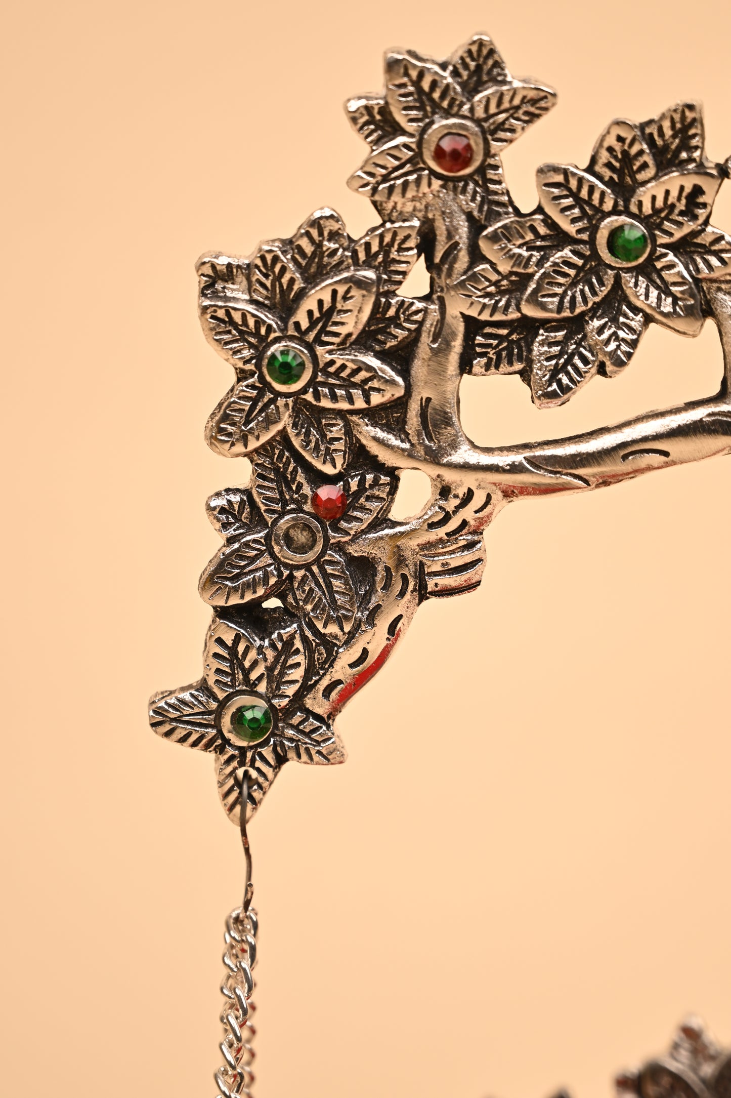 German Silver Bird Jula – Traditional Decorative Swing Showpiece