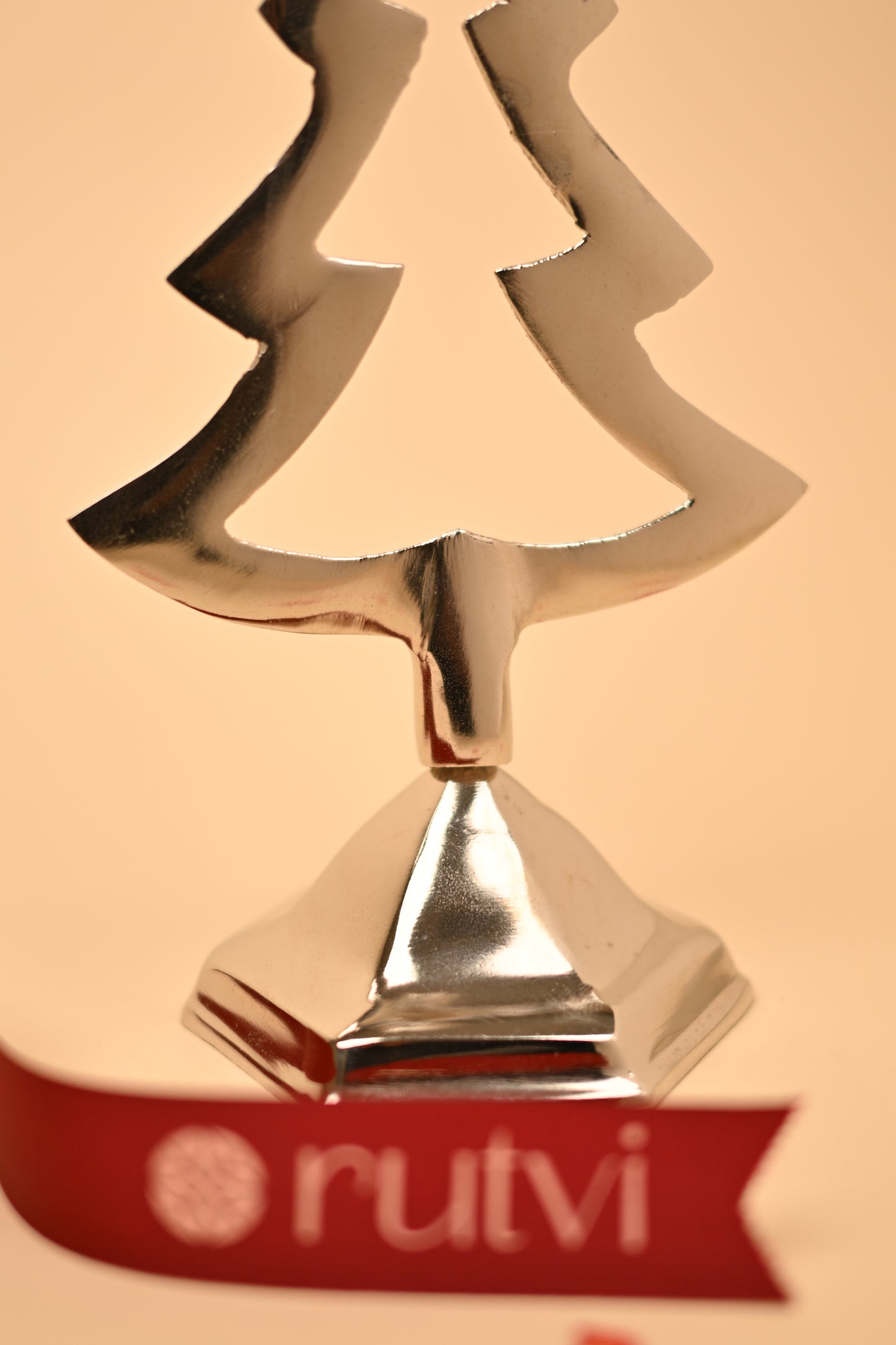 German Silver Christmas Candle Stand – Handcrafted Festive Home Décor