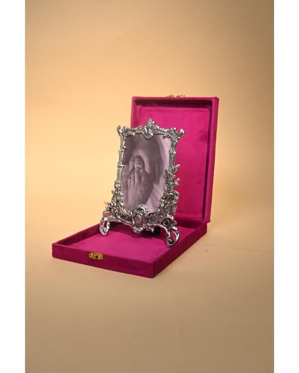 Premium German Silver Photo Frame – Timeless Home Décor & Gifting With Gift Box