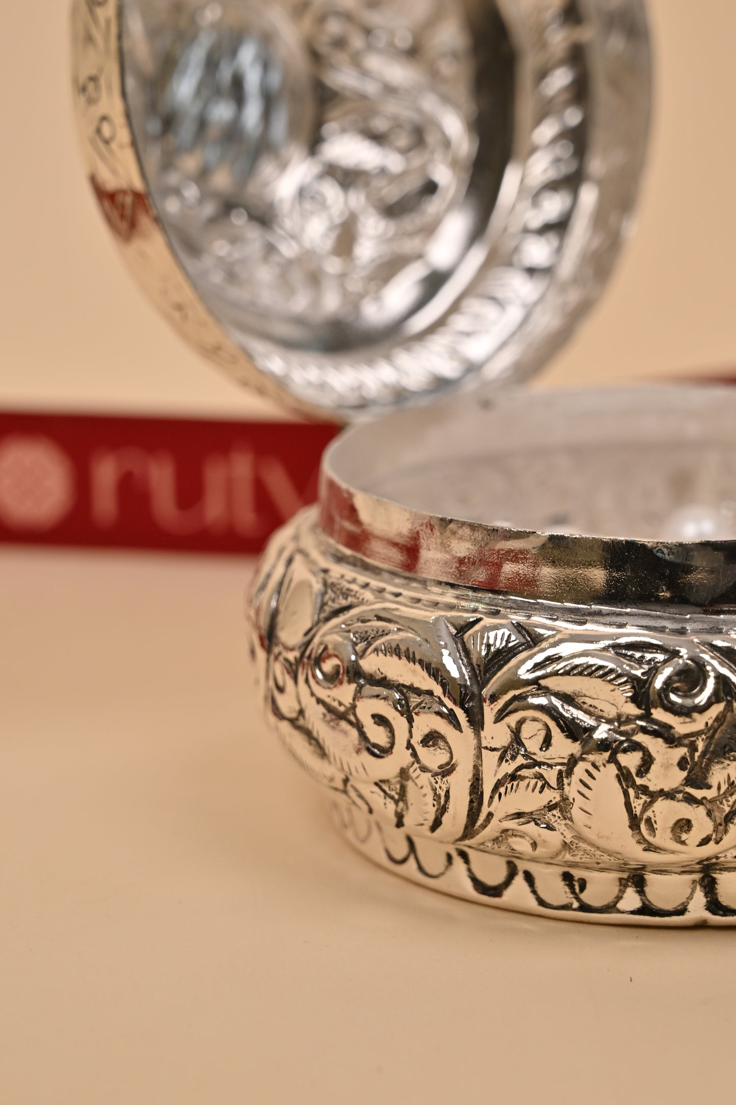 German Silver Peacock Container – Elegant Festive & Gifting Box
