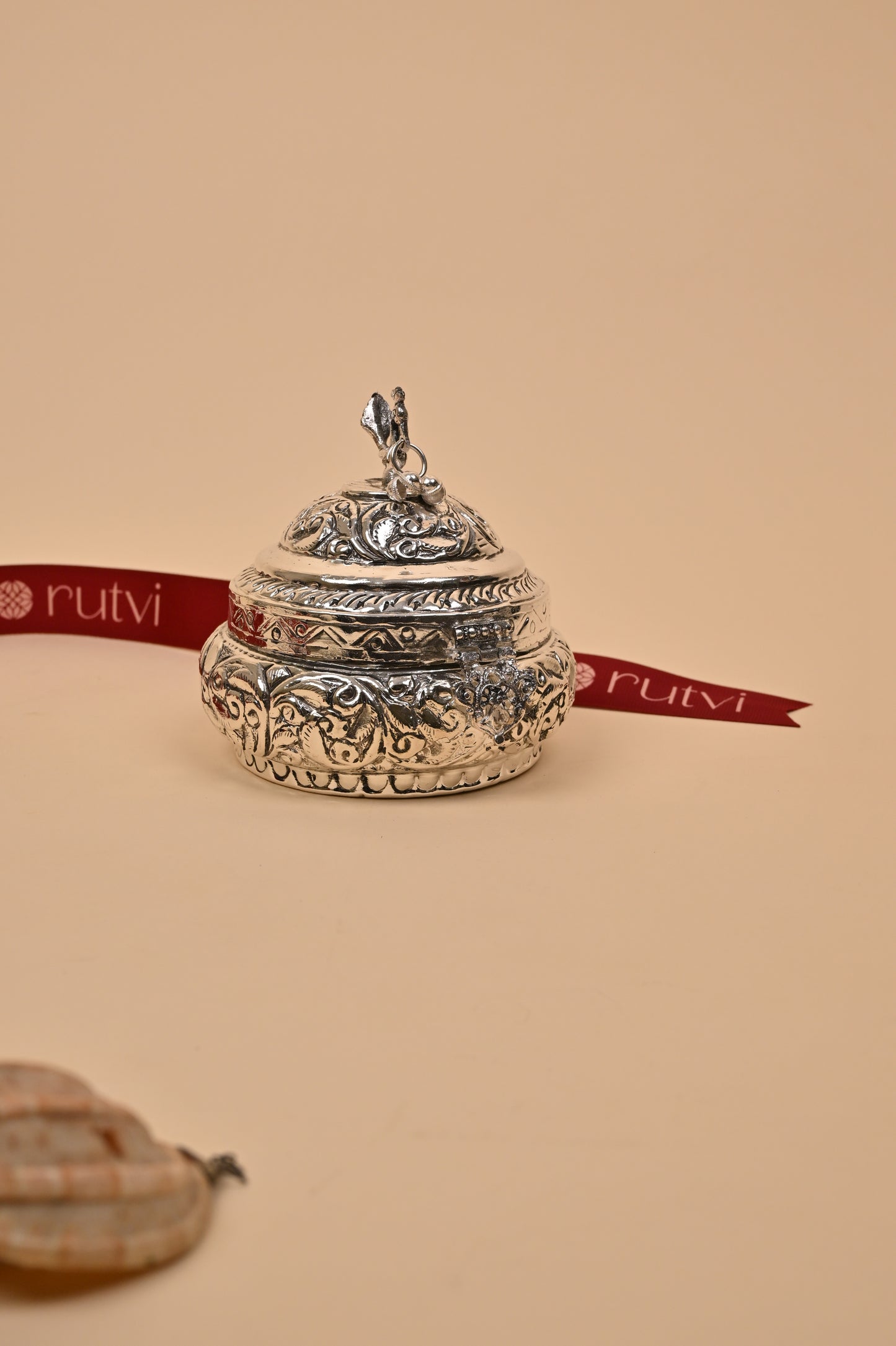 German Silver Peacock Container – Elegant Festive & Gifting Box