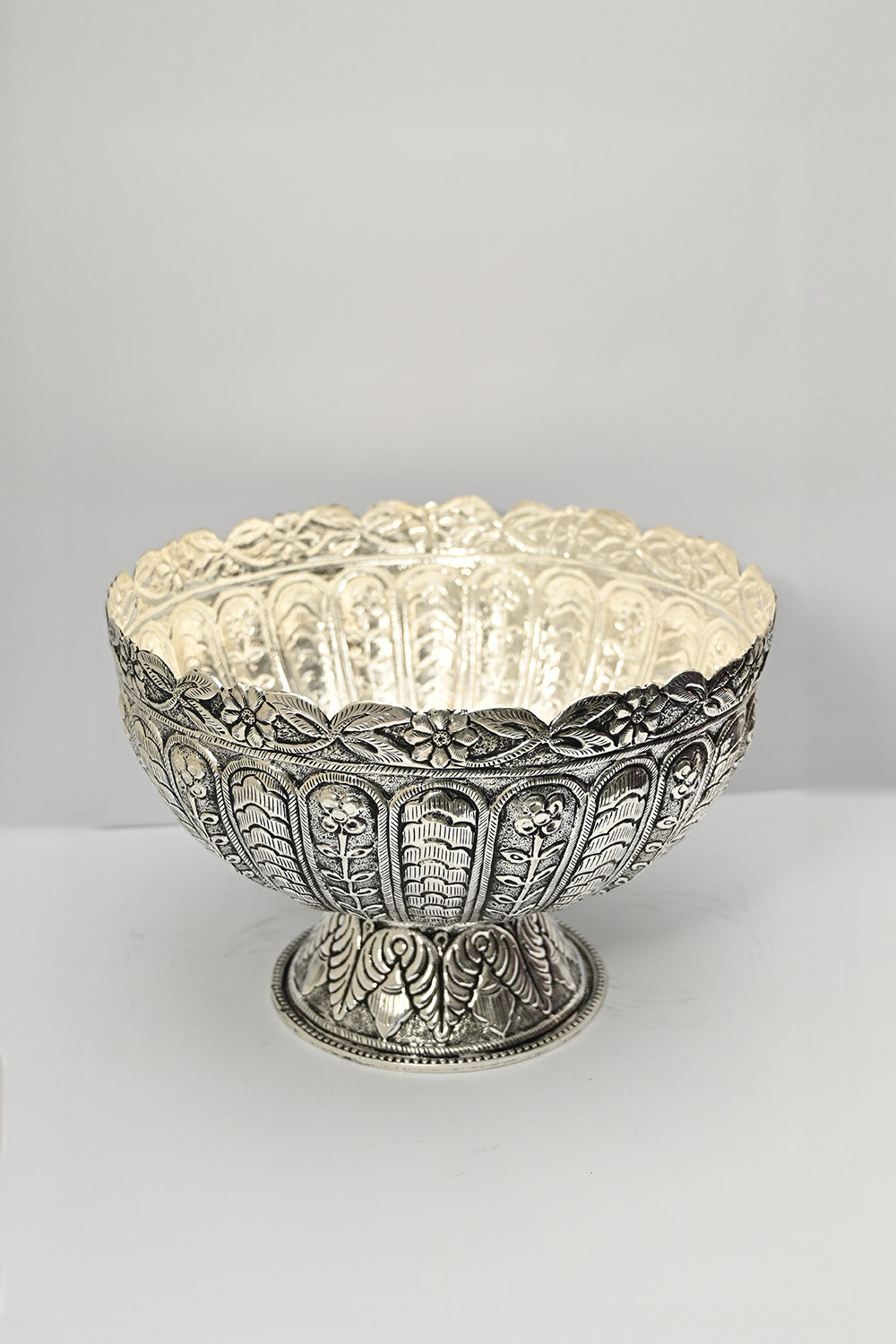 German Silver Fruit Basket