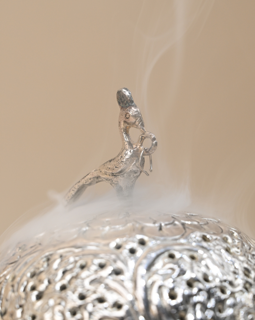 Exquisite German Silver Peacock Storage Box – Perfect for Gifting & Decoration