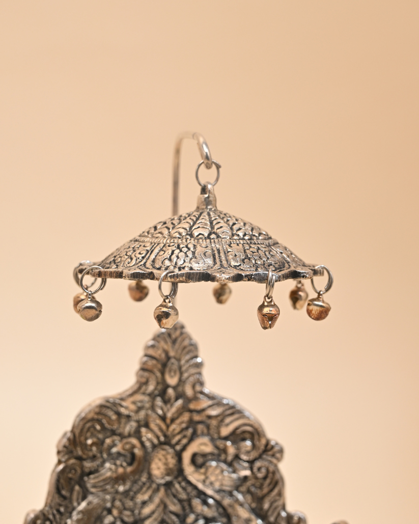 German Silver Singasan for Idols – Royal Throne for Deities