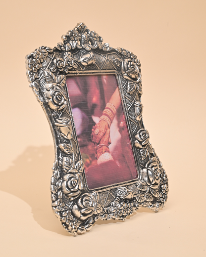 Handcrafted German Silver Photo Frame – Elegant Home Décor & Gifting