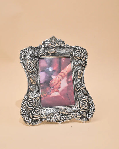 Silver Plated Handcrafted Photo Frame Set of 3 – Timeless Elegance for Home Décor & Gifting | Rutvi India