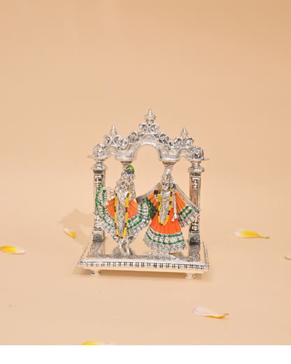 Gold Plated Radha Krishna Idol – A Divine Gift for Home Pooja & Decor