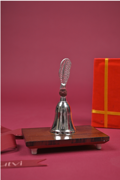 Silver Hand Bell for Pooja