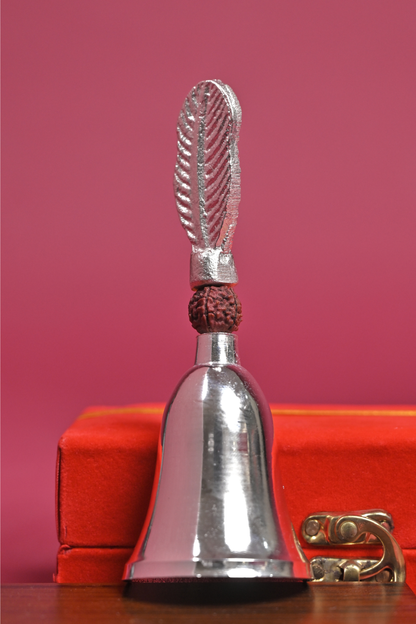 Silver Hand Bell for Pooja