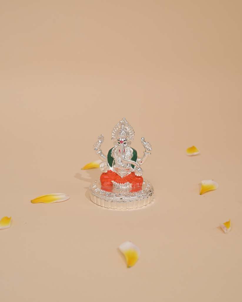 Ganesh Idol – Perfect for Puja, Office Desk & Gifting | Auspicious Decorative Murti