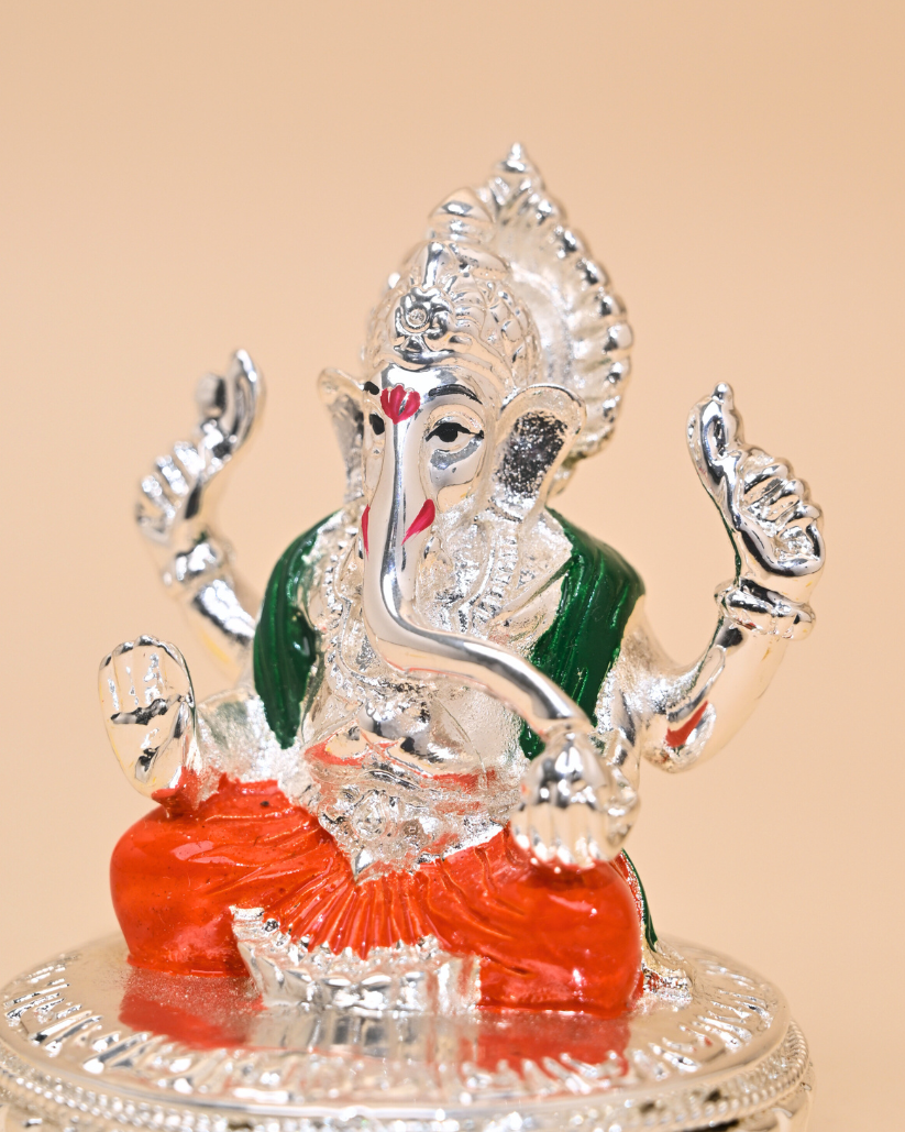 Ganesh Idol – Perfect for Puja, Office Desk & Gifting | Auspicious Decorative Murti