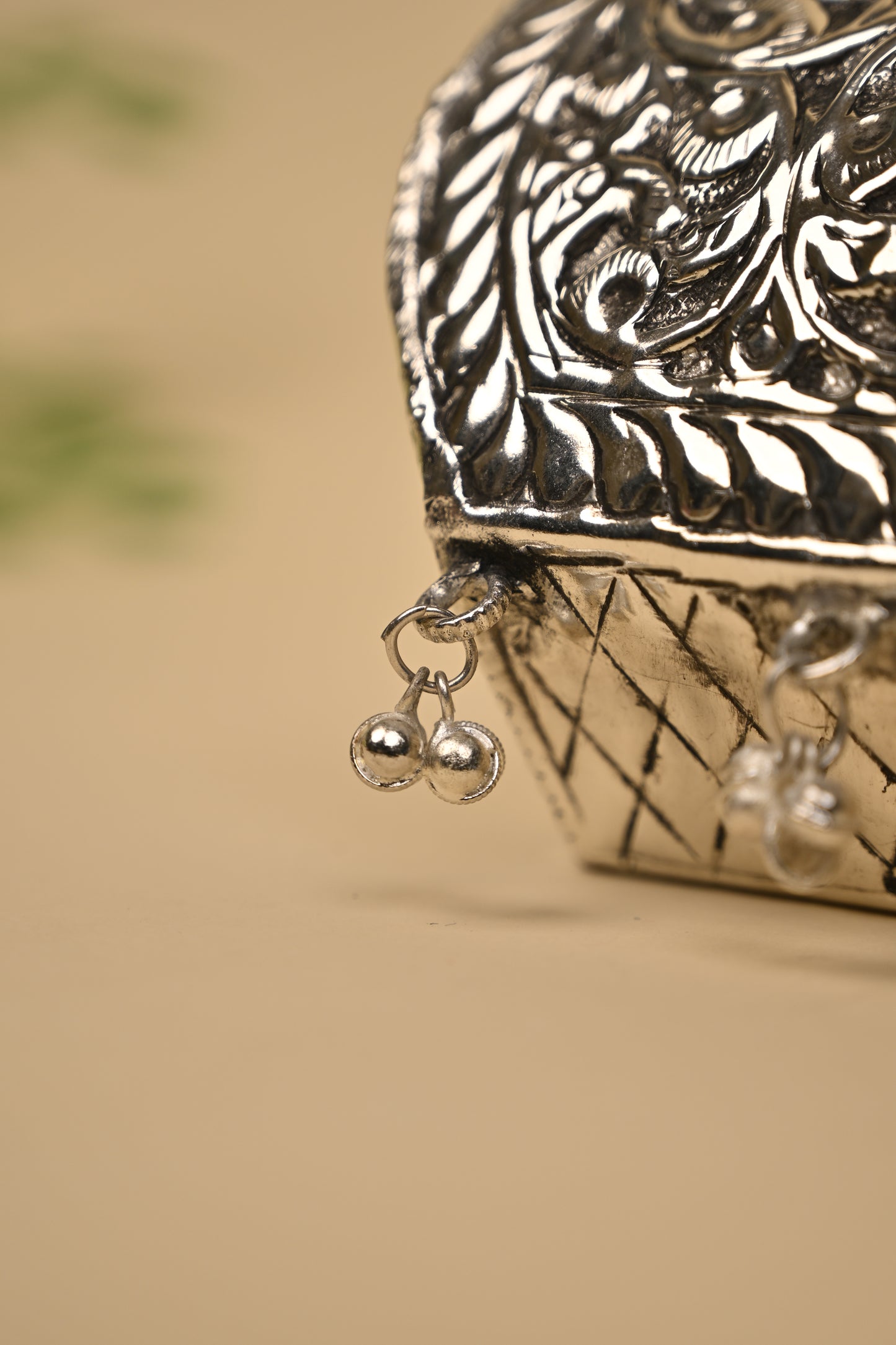 German Silver Women’s Purse – Handcrafted Designer Clutch for Festive & Traditional Occasions