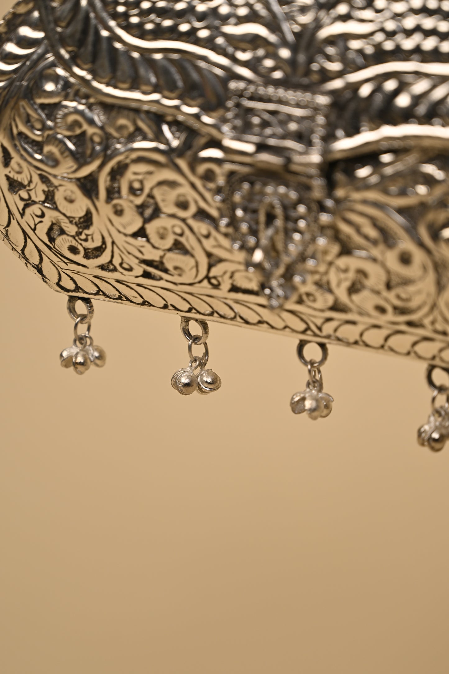 German Silver Women’s Purse – Handcrafted Designer Clutch for Festive & Traditional Occasions