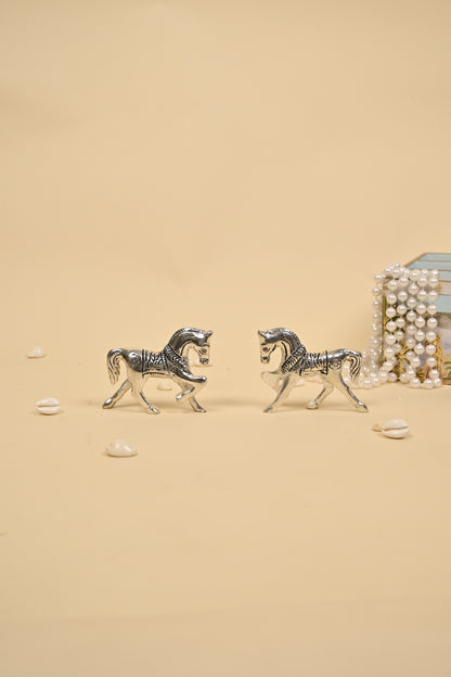 Handcrafted German Silver Horse Showpiece – Small, Medium & Large Sizes