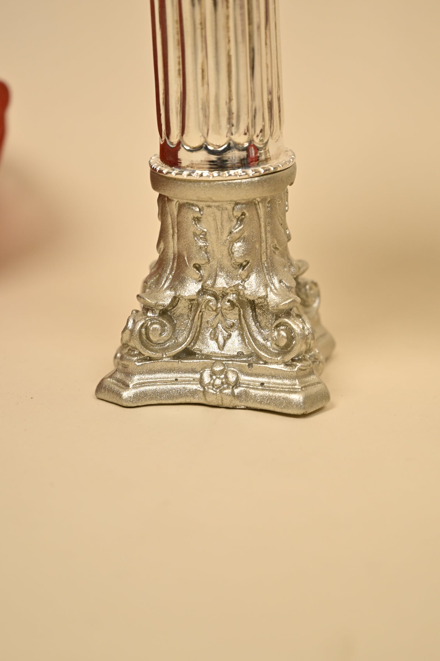 Handcrafted German Silver Candle Holder – Elegant Home & Festive Decor