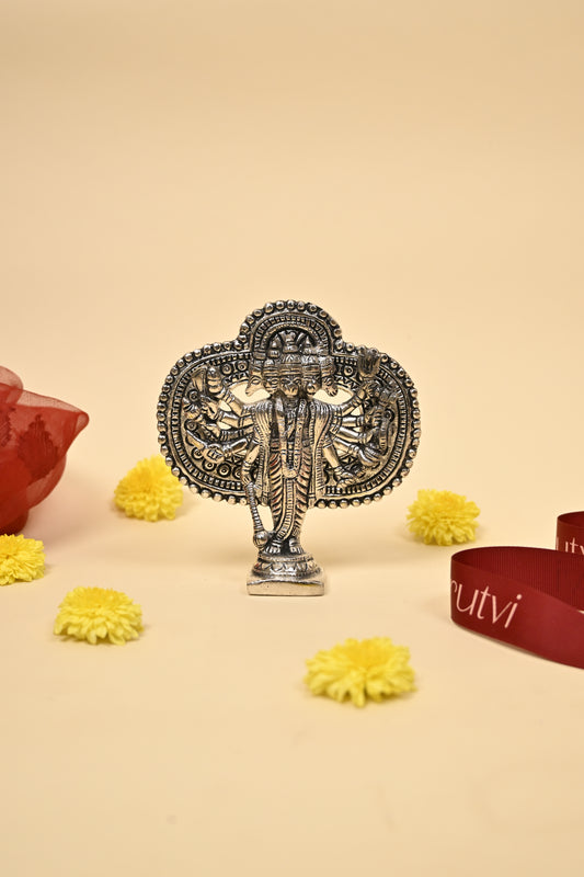 German Silver Lord Hanuman Idol – Powerful Divine Protector for Home & Pooja Room