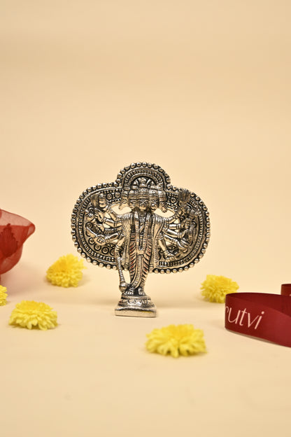 German Silver Lord Hanuman Idol – Powerful Divine Protector for Home & Pooja Room