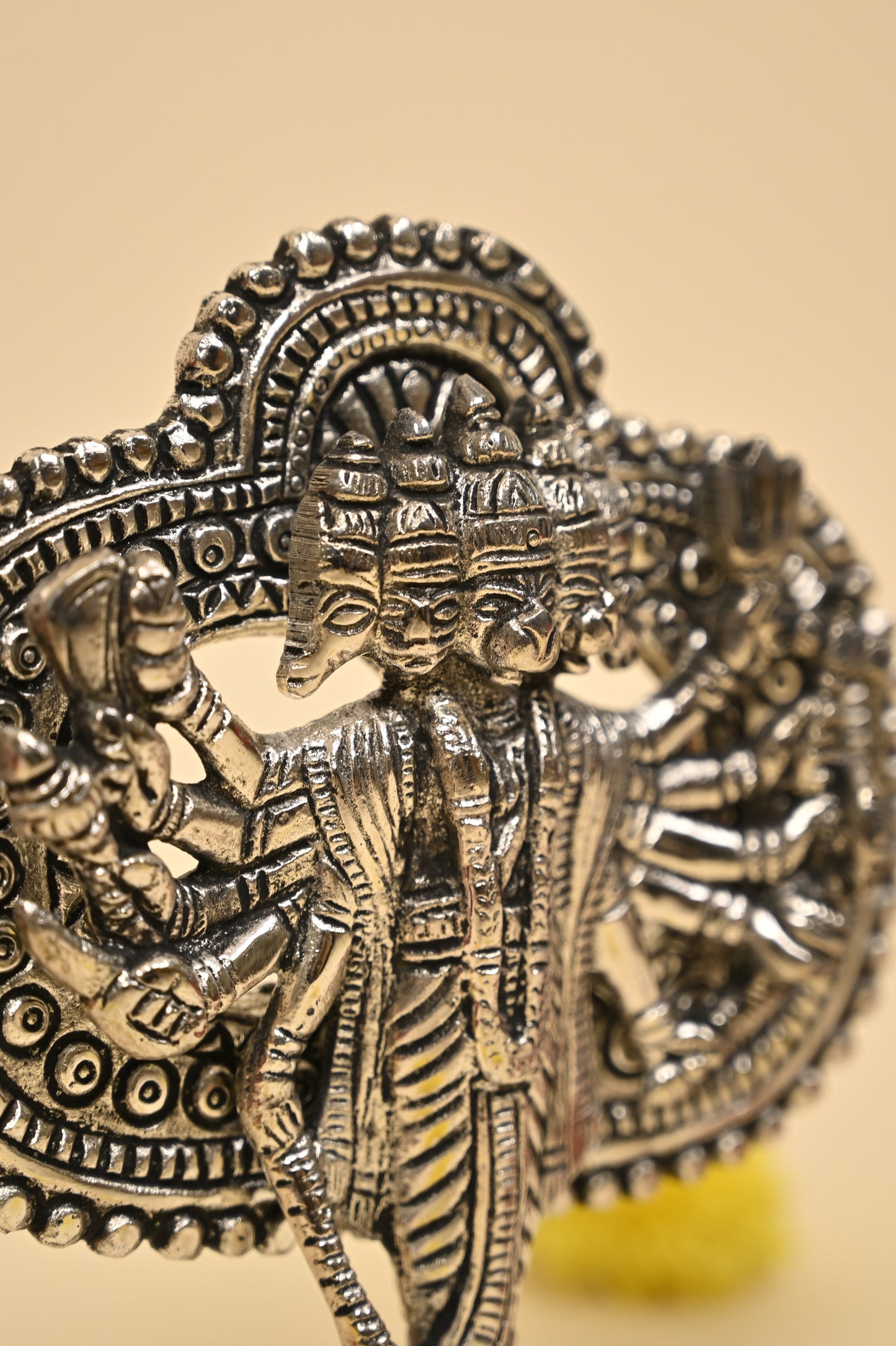 German Silver Lord Hanuman Idol – Powerful Divine Protector for Home & Pooja Room