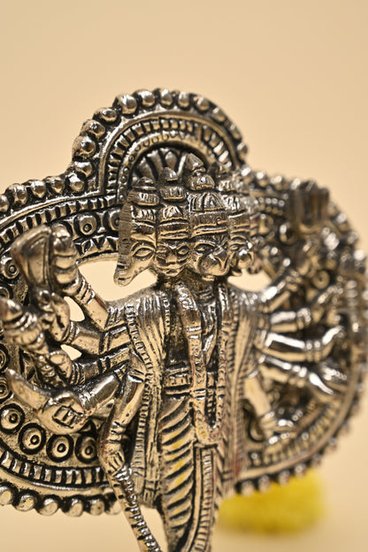 German Silver Lord Hanuman Idol – Powerful Divine Protector for Home & Pooja Room