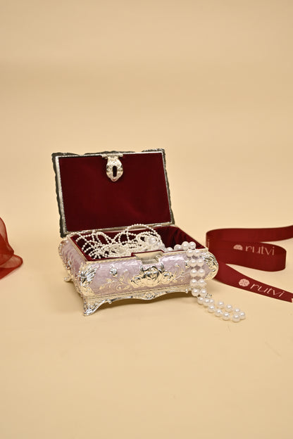 German Silver Vintage Storage Box – Elegant Keepsake & Jewellery Organizer