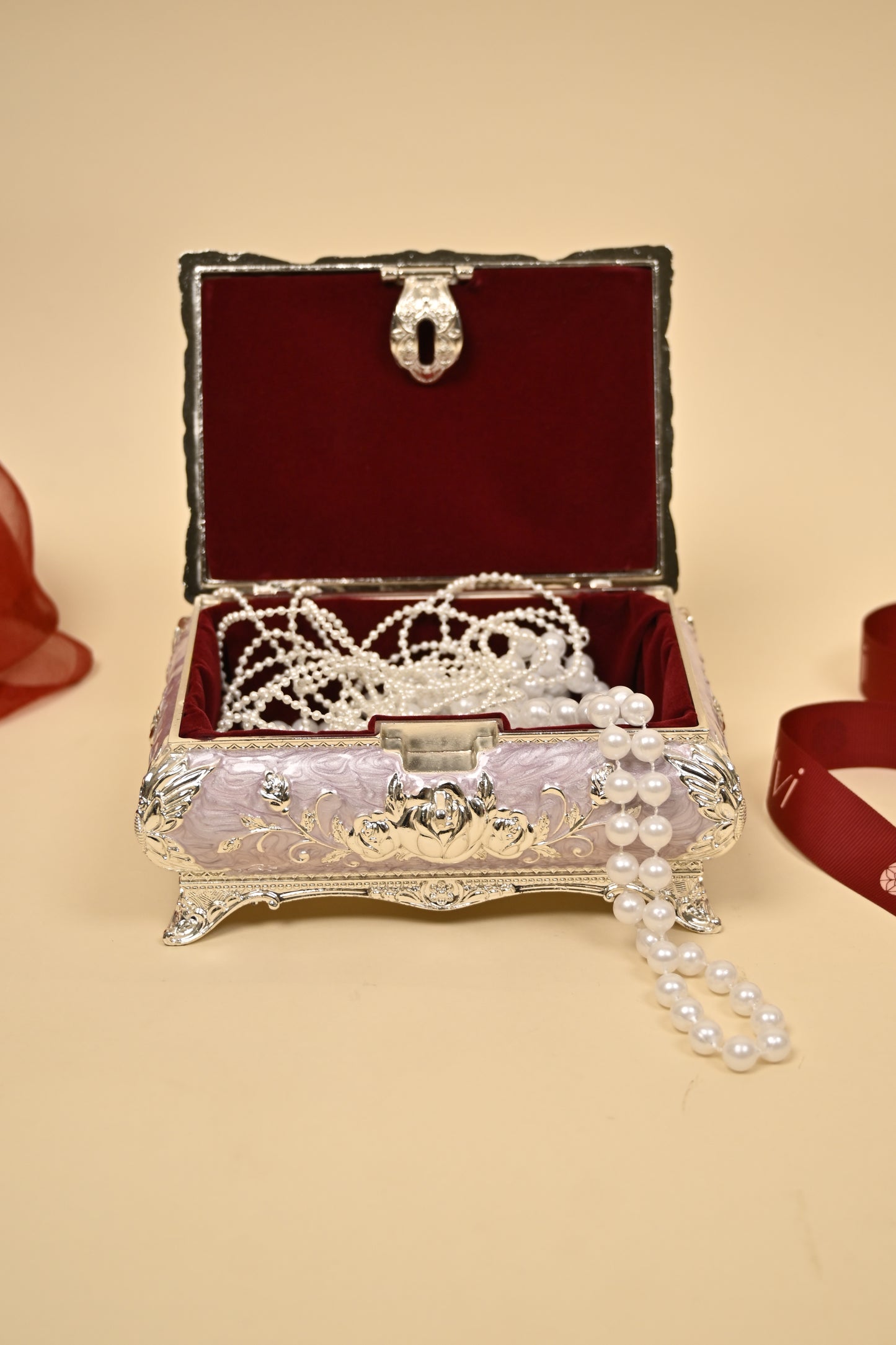 German Silver Vintage Storage Box – Elegant Keepsake & Jewellery Organizer