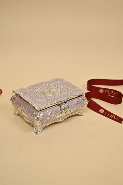 German Silver Vintage Storage Box – Elegant Keepsake & Jewellery Organizer