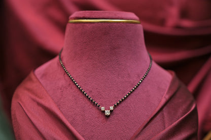 Silver Trio Sparkle Mangalsutra