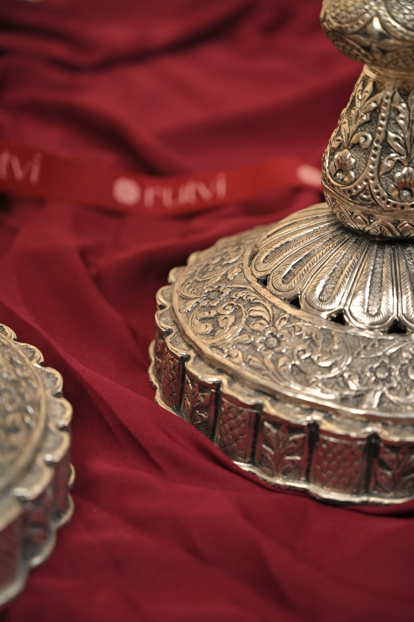 German Silver Peacock Diya – Handcrafted Traditional Oil Lamp for Pooja & Festive Décor