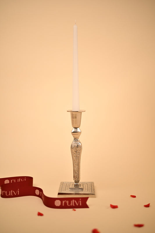 German Silver Candle Stand – Elegant Handcrafted Decorative Holder