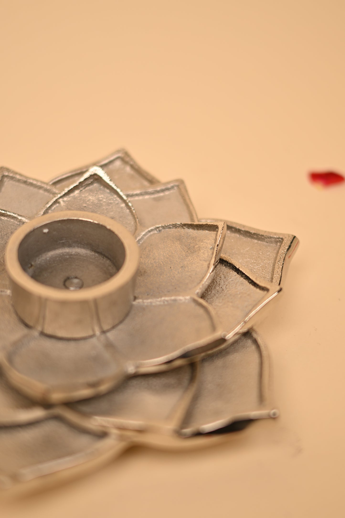 German Silver Tea Light Candle Holder – Handcrafted Decorative Candle Stand