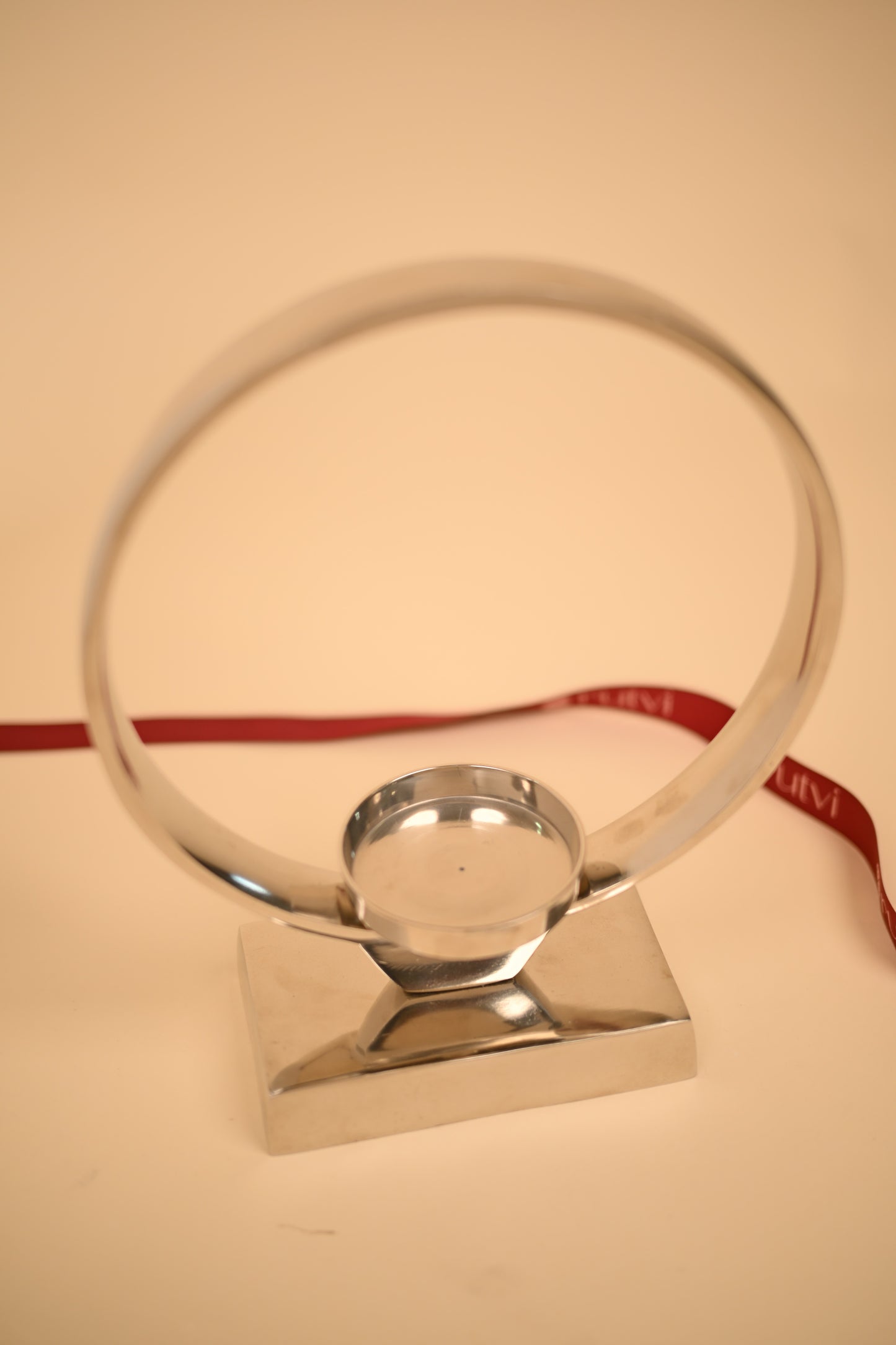 German Silver Circle Candle Holder Set – Handcrafted Decorative Candle Stands (Big & Small)