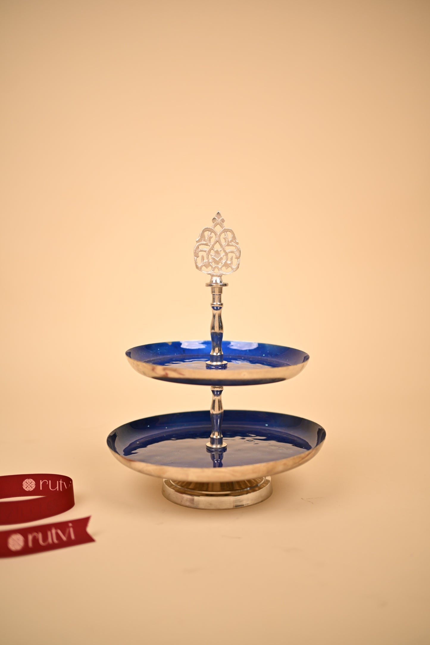 German Silver Dessert Holder – Handcrafted Decorative Serving Bowl