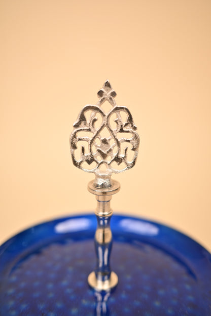 German Silver Dessert Holder – Handcrafted Decorative Serving Bowl