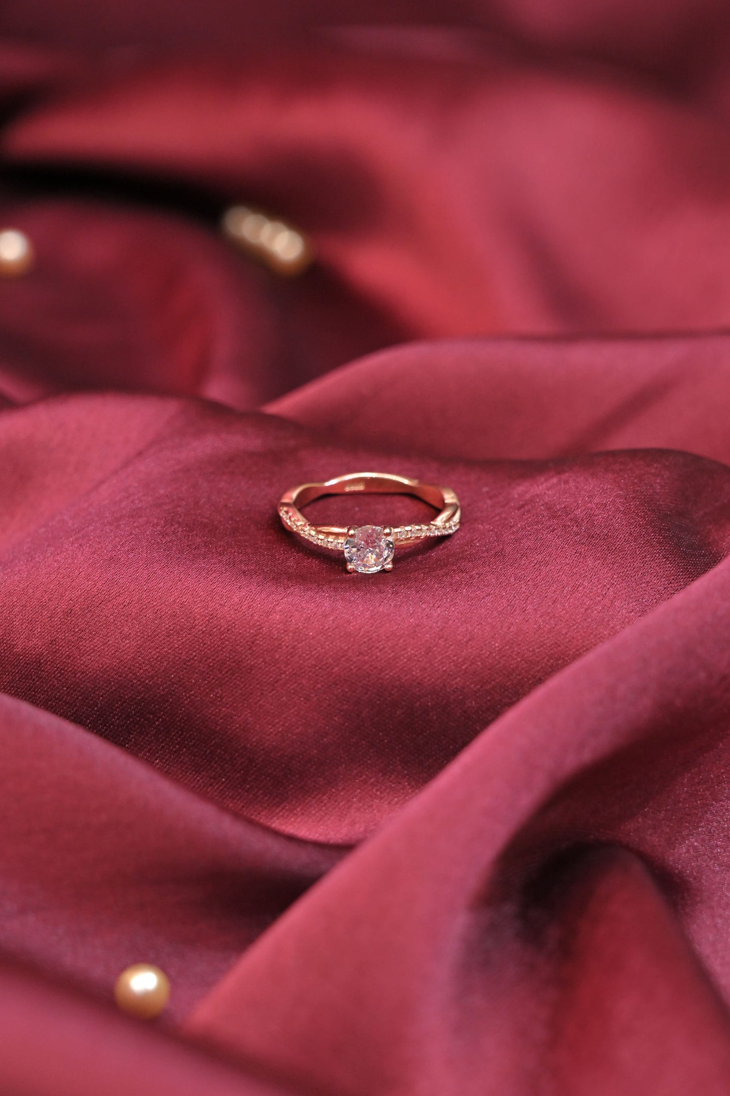 radiant solitaire eternity ring