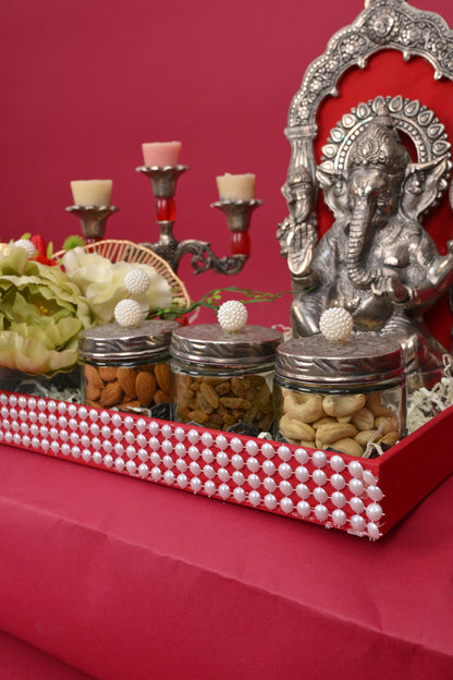 Ganesh Pooja Decor Hamper with Decorative Tray