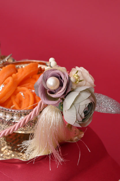 Decorative Sweet Bowls with Festive Serving Tray