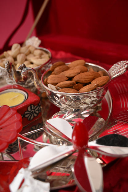 Peacock Dry Fruit Bowls Gift Set