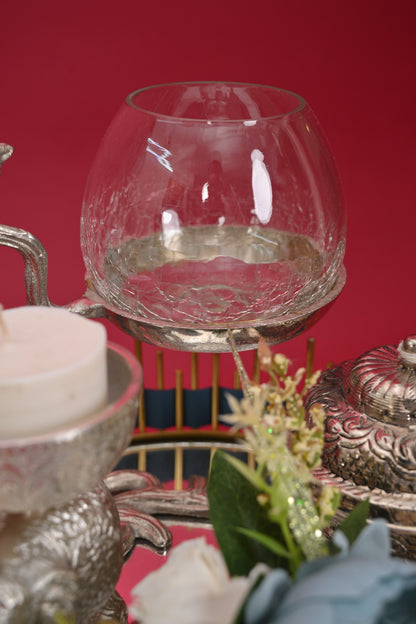 Decorative Elephant Gift Tray with Candle Holder