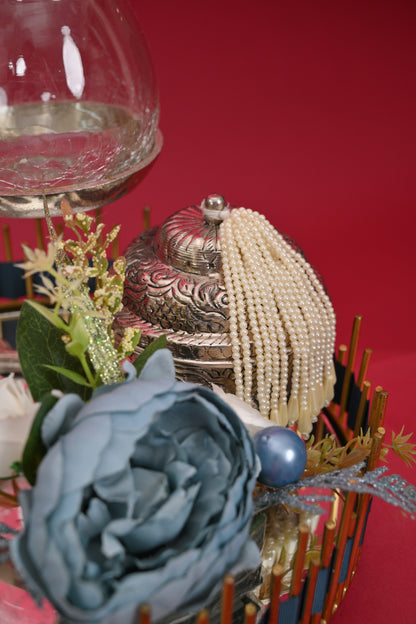 Decorative Elephant Gift Tray with Candle Holder