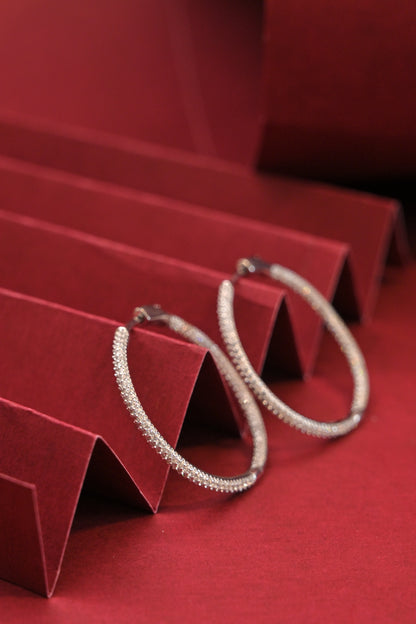 Crystal Classic Hoop Earrings