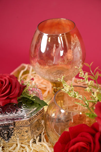 Wedding Gift Tray with Decorative Frame & Glasses