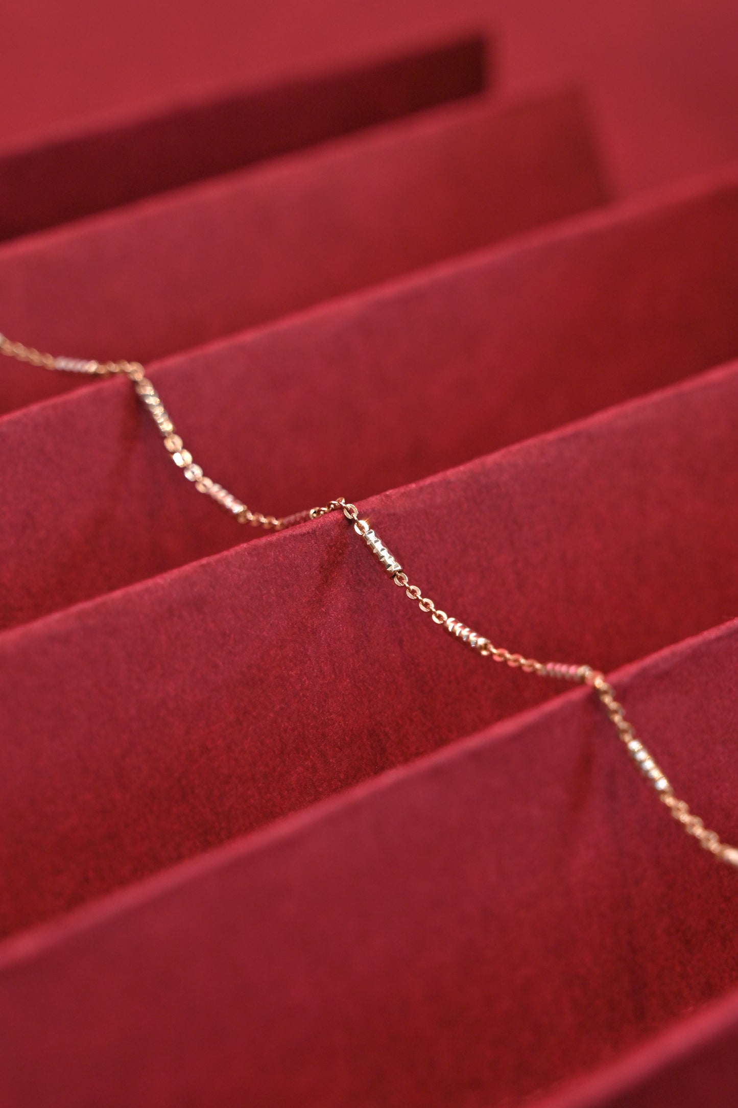 diamond cut silver chain