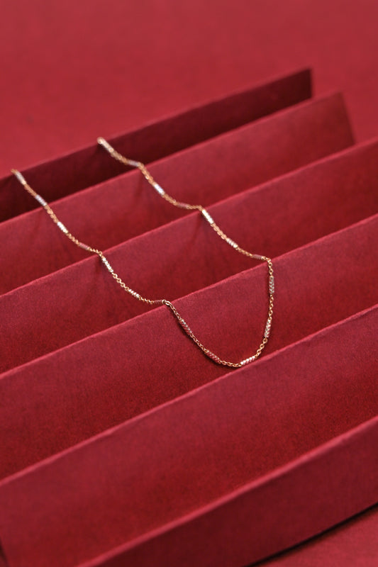 Diamond Cut Silver Chain