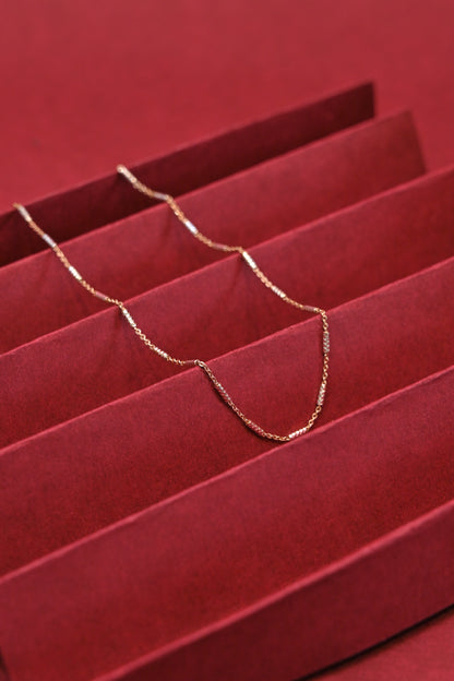 Rose Gold Plated Minimal Anklet