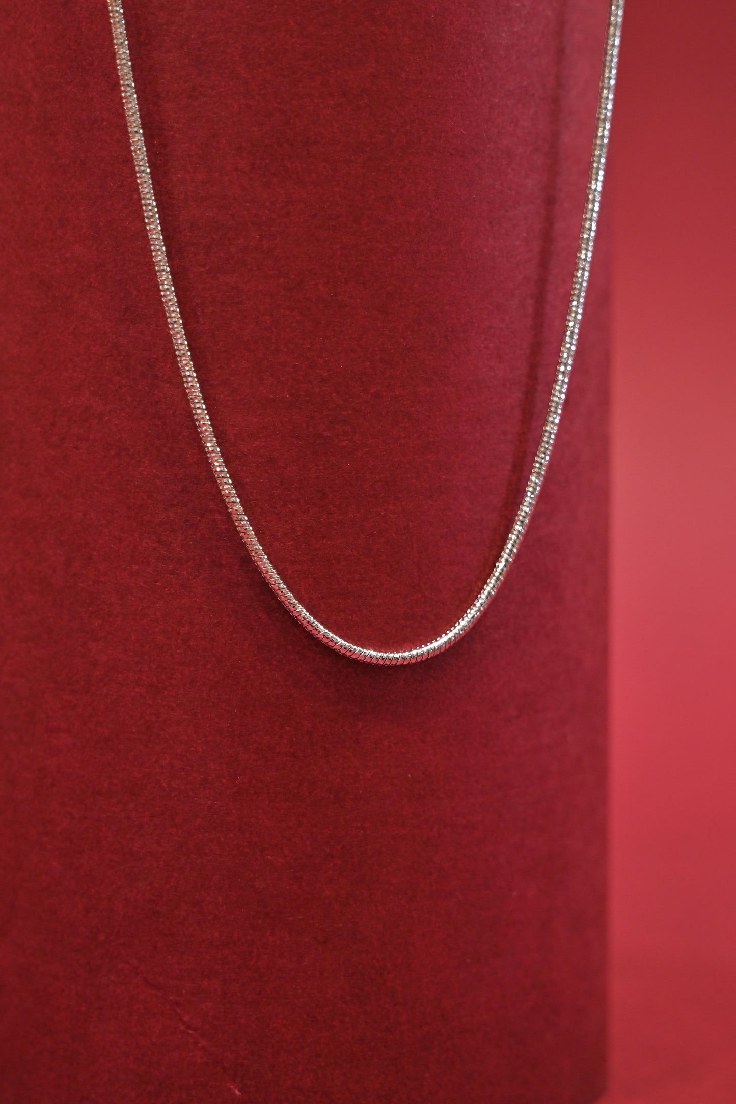 classic silver snake chain