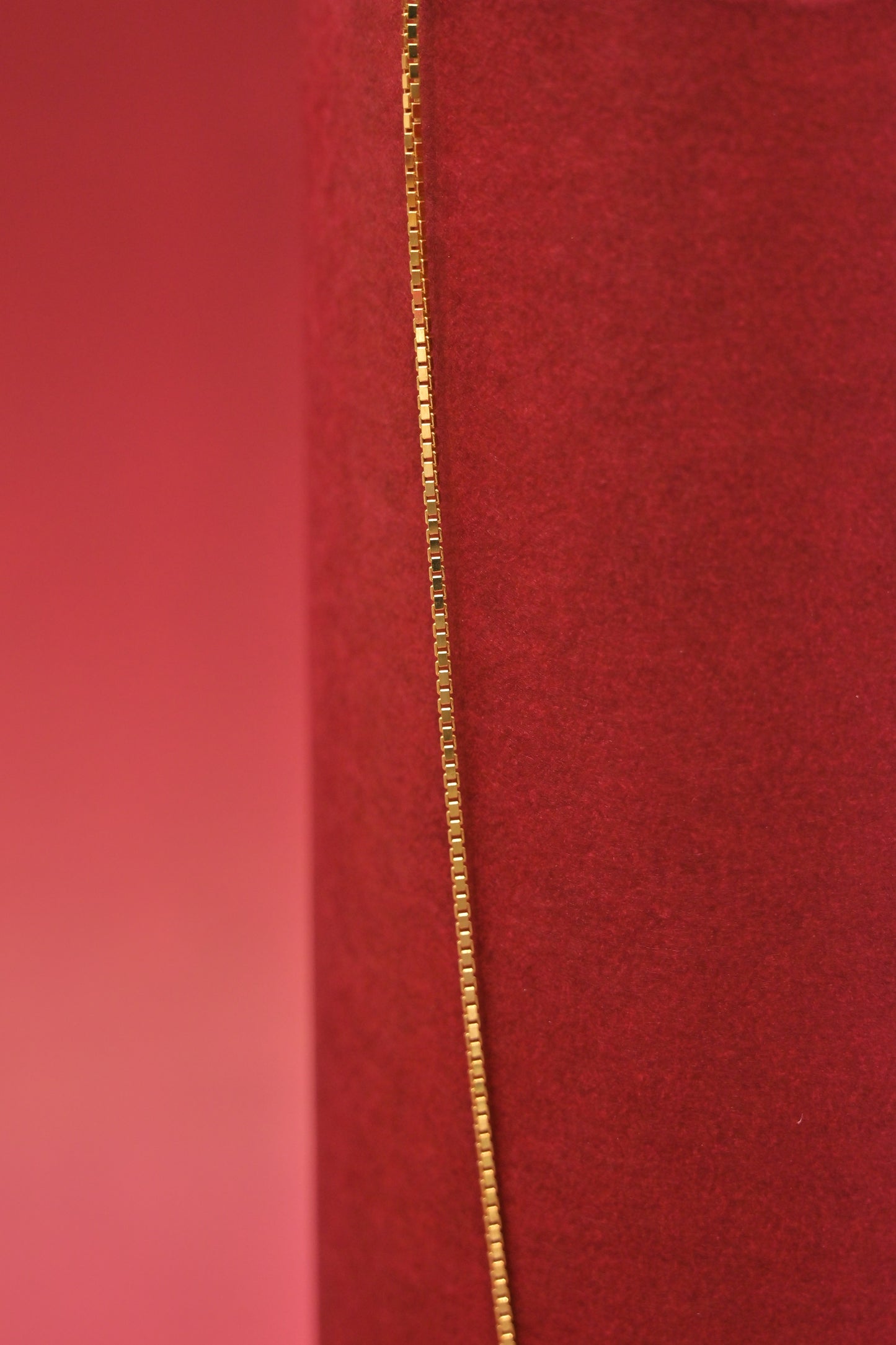 gold finish silver box chain