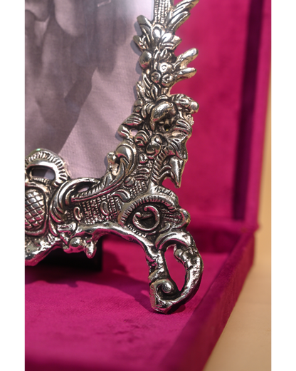 Premium German Silver Photo Frame – Timeless Home Décor & Gifting With Gift Box
