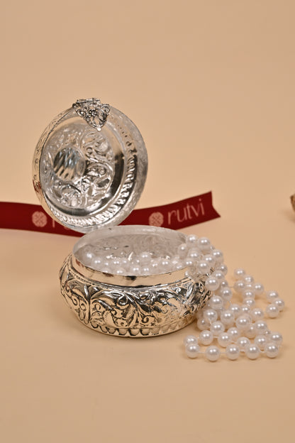 German Silver Peacock Container – Elegant Festive & Gifting Box