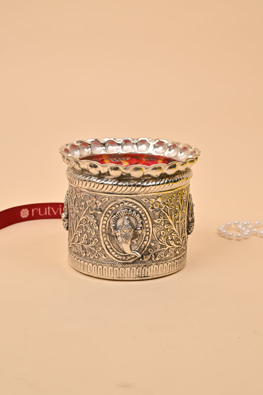 German Silver Ganesh Plant Pot – Auspicious Home Décor & Gifting
